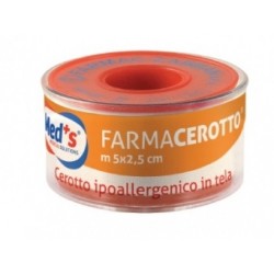 Farmac-zabban Cerotto Meds Ipoallergenico Tela 500x2,5cm Ssr - Medicazioni - 931972222 - Farmac-Zabban - € 3,38