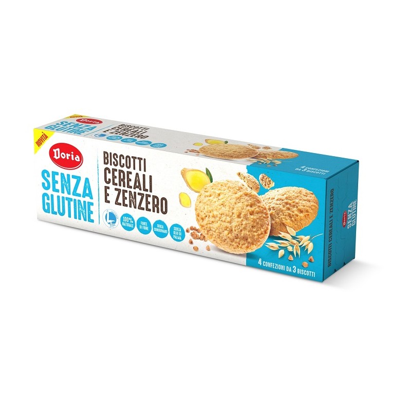 Alpipan Doria Biscotti Cereali-zenzero 4x37,5 G - Biscotti e merende per bambini - 981565942 - Alpipan - € 3,28