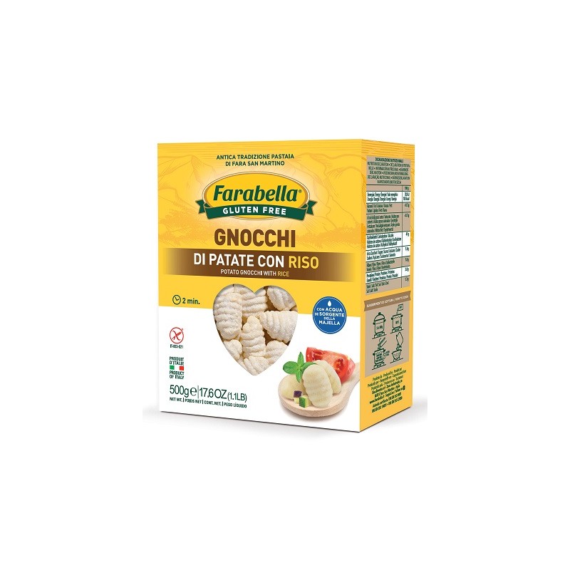 Bioalimenta Farabella Gnocchi Patate Riso 500 G - Alimenti senza glutine - 975894116 - Bioalimenta - € 3,42