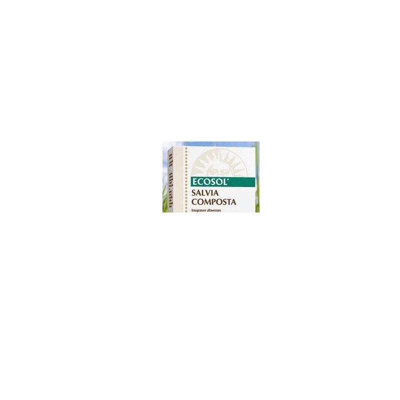 Forza Vitale Italia Ecosol Salvia Composta Gocce 10 Ml - Integratori per difese immunitarie - 901398154 - Forza Vitale Italia...