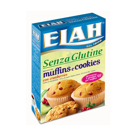 Elah Dufour Elah Preparato Per Muffin E Cookies Con Cranberries 190 G - Alimenti senza glutine - 973145776 - Elah Dufour - € ...