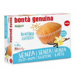 Alimenta Kebonta' Tortina Classica Vaniglia 120 G - Alimenti senza glutine - 981929654 - Alimenta - € 3,56