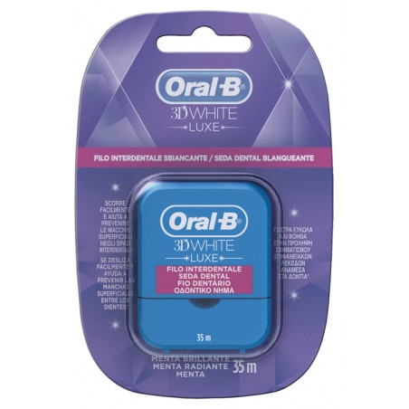 Procter & Gamble Oralb 3d White Luxe Filo Interdentale 35 Metri - Fili interdentali e scovolini - 925332595 - Oral-B - € 3,83