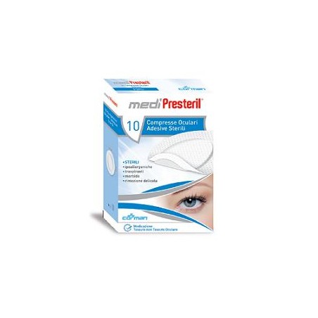 Corman Garza Compressa Oculare Medipresteril Adesiva Tnt 6,5x9,5cm 10 Pezzi - Medicazioni - 922121367 - Corman - € 3,97