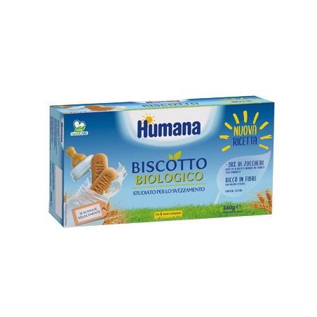 Humana Italia Humana Biscotto Baby Bio 2 Sacchetti Da 180 G - Biscotti e merende per bambini - 943955450 - Humana - € 4,47