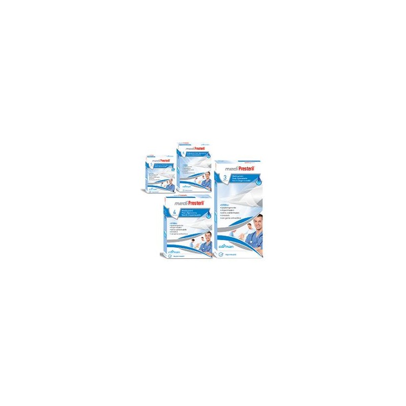 Corman Medicazione Post Operatoria Medipresteril Impermeabile 7,5x10cm 4 Pezzi - Medicazioni - 922121355 - Corman - € 3,93