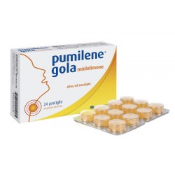 Montefarmaco Otc Pumilene Gola Miele Limone 24 Pastiglie - Prodotti fitoterapici per raffreddore, tosse e mal di gola - 93102...