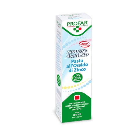 Federfarma. Co Pasta All'ossido Di Zinco 17% 100 Ml Profar - Creme e prodotti protettivi - 939157083 - Federfarma. Co - € 4,45