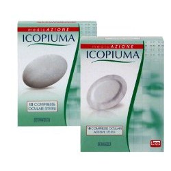Desa Pharma Icopiuma Garza Compressa Oculare Di Cotone 10 Pezzi - Rimedi vari - 906066081 - Icopiuma - € 4,63