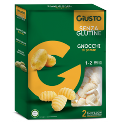 Farmafood Giusto Senza Glutine Gnocchi 2x250 G - Alimenti senza glutine - 984642912 - Giusto - € 4,64