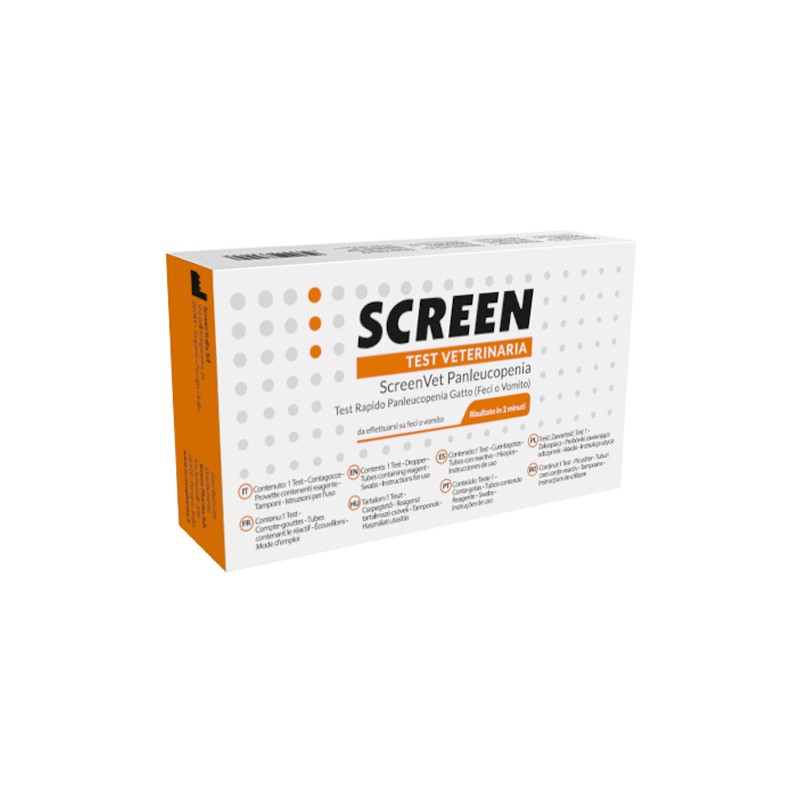 Screen Pharma S Screenvet Test Rapido Panleucopenia Feci/vomito Gatto - Rimedi vari - 984705792 - Screen Pharma S - € 6,58