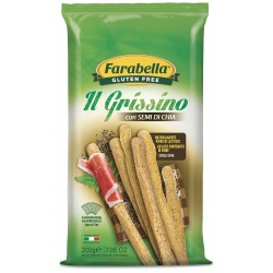 Bioalimenta Farabella Grissini Con Semi Di Chia 200 G - Rimedi vari - 982478543 - Bioalimenta - € 5,36