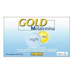 Alcka-med Melatonina Gold Htp 1mg 20 Compresse - Integratori per umore, anti stress e sonno - 933541955 - Alcka-med - € 5,31