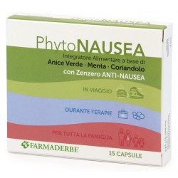 Farmaderbe Phyto Nausea 15 Capsule - Integratori per apparato digerente - 900484849 - Farmaderbe - € 5,43
