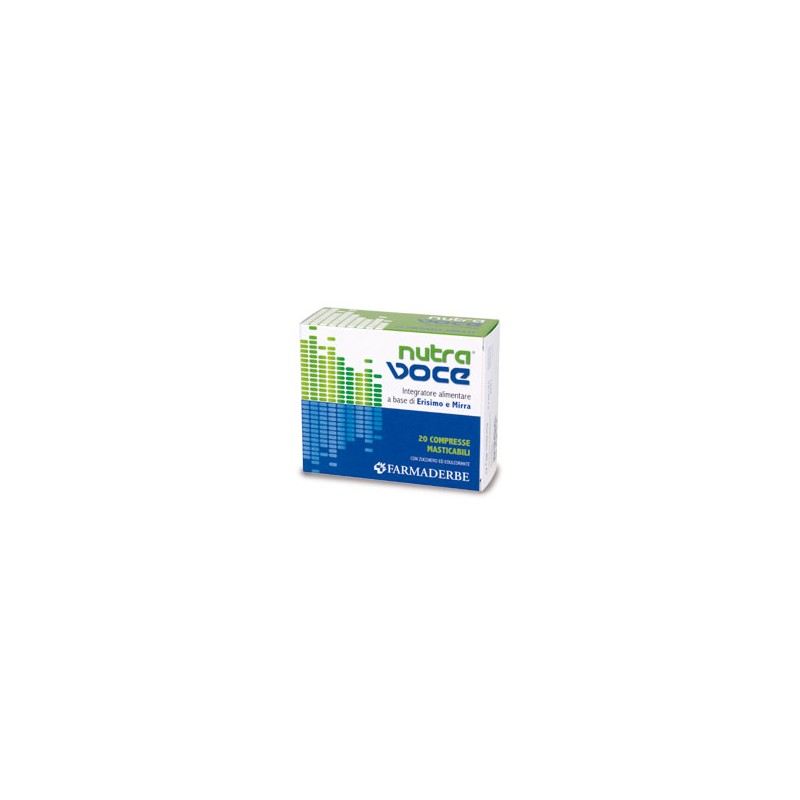 Farmaderbe Voce 20 Compresse Masticabili - Prodotti fitoterapici per raffreddore, tosse e mal di gola - 930006743 - Farmaderb...