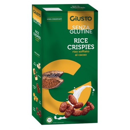 Farmafood Giusto Senza Glutine Rice Crispies Cacao 250 G - Alimenti senza glutine - 984233332 - Giusto - € 5,89