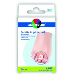 Pietrasanta Pharma Master-aid Foot Care Cerotto Gel Calli Taglia L 6 Pezzi - Prodotti per la callosità, verruche e vesciche -...