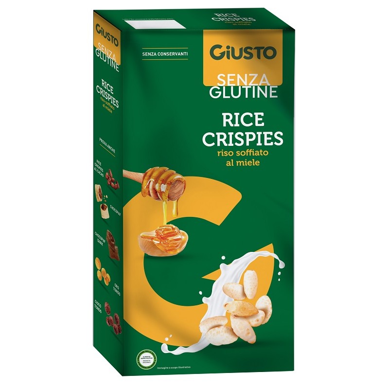 Farmafood Giusto Senza Glutine Rice Crispies 250 G - Alimenti senza glutine - 984233318 - Giusto - € 4,51