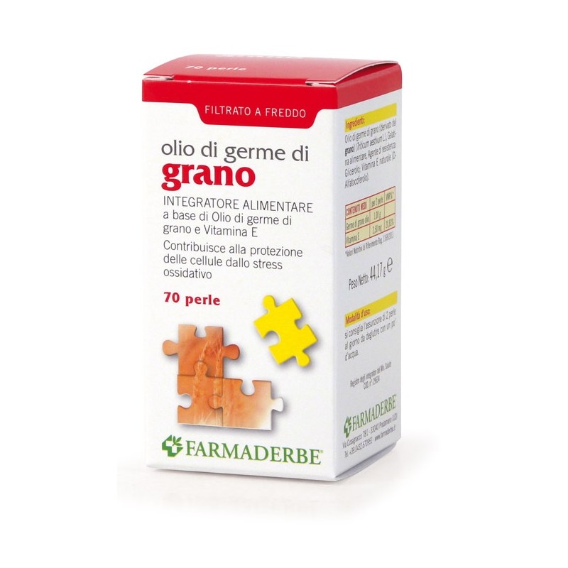 Farmaderbe Olio Di Germe Di Grano 70 Perle - Rimedi vari - 900690114 - Farmaderbe - € 6,03