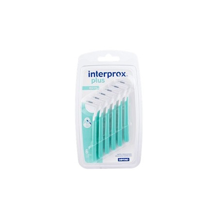 Dentaid Interprox Plus Micro Verde 6 Pezzi - Fili interdentali e scovolini - 932178407 - Dentaid - € 7,10