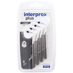 Dentaid Interprox Plus X Maxi Grigio 4 Pezzi - Fili interdentali e scovolini - 932178472 - Dentaid - € 6,80
