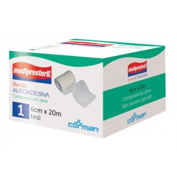 Corman Medipresteril Benda Autoadesiva 6x2000 Cm 1 Pezzo - Medicazioni - 944793189 - Corman - € 8,94