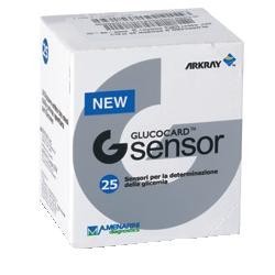 GlucoCard G Sensor Strisce Misurazione Glicemia 25 Pezzi - Misuratori di diabete e glicemia - 903529788 - GlucoCard