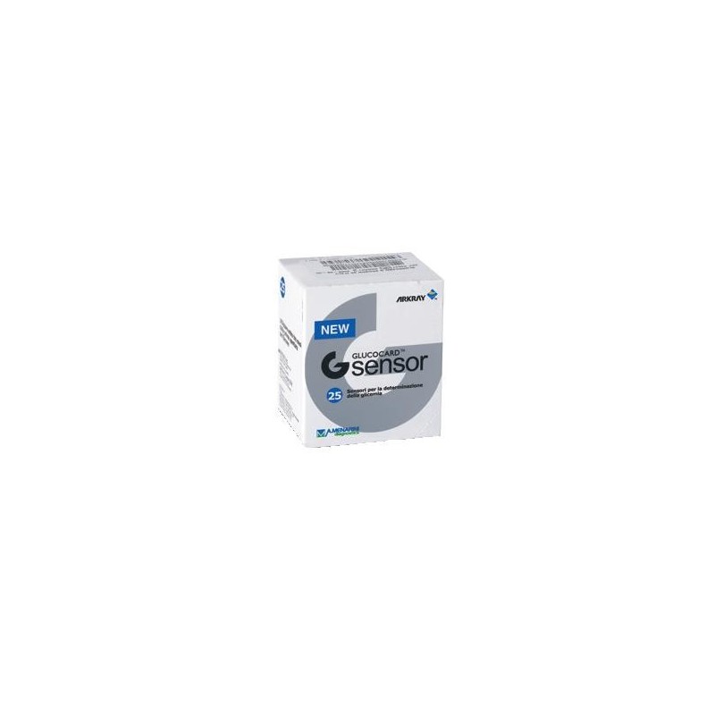 GlucoCard G Sensor Strisce Misurazione Glicemia 25 Pezzi - Misuratori di diabete e glicemia - 903529788 - GlucoCard - € 29,91
