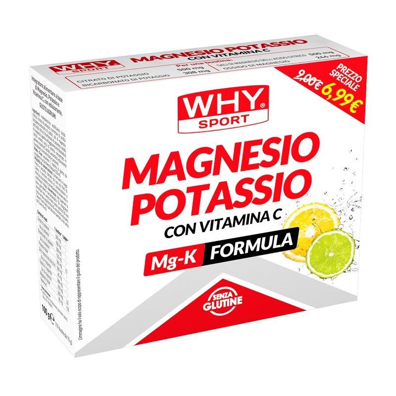 Biovita Magnesio Potassio 10 Buste 100 G - Vitamine e sali minerali - 925516179 - Biovita - € 5,18