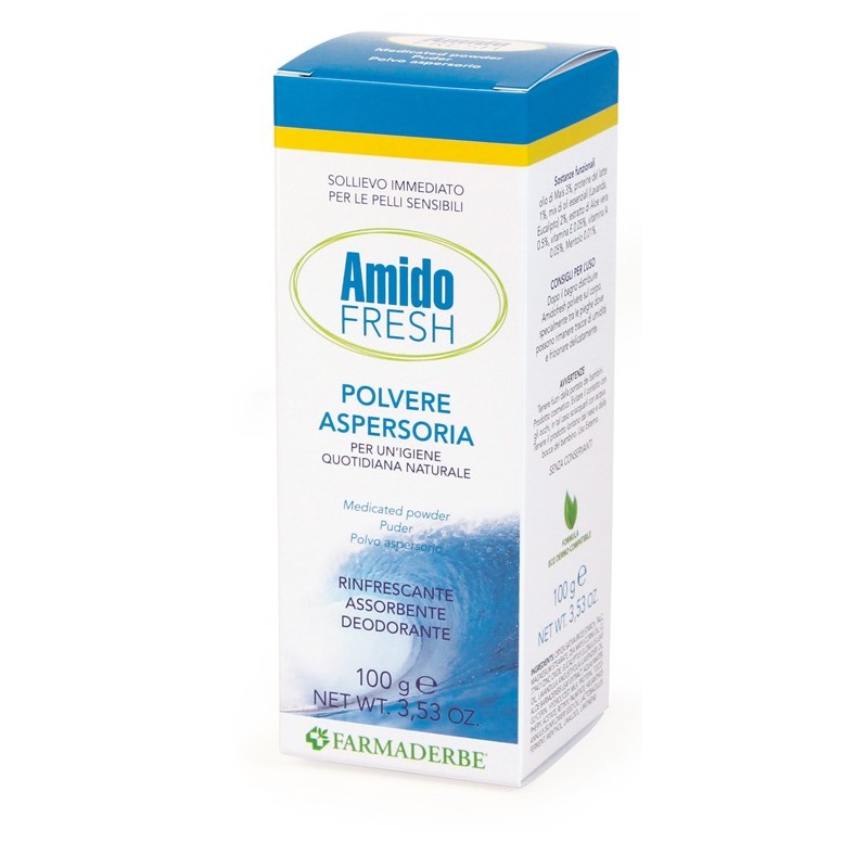 Farmaderbe Amido Fresh Polvere Aspersoria 100 G - Igiene del bambino - 902225198 - Farmaderbe - € 7,20