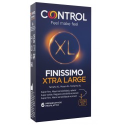 Artsana Control Finissimo Xtra Large 6 Pezzi - Profilattici e Contraccettivi - 979779891 - Artsana - € 7,45