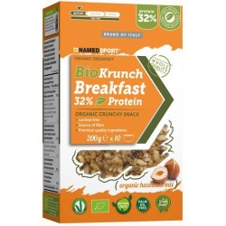 Namedsport Biokrunch Breakfast 32% Protein Organic Hazelnuts Mix 200 G - Rimedi vari - 980532598 - Namedsport - € 6,46