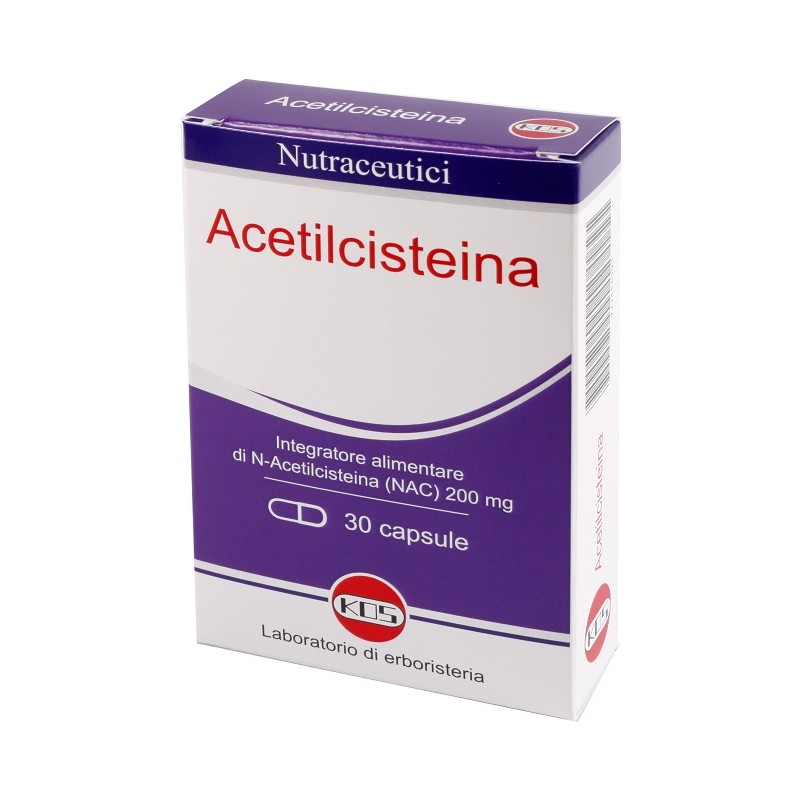 Kos Acetilcisteina 30 Capsule 6 G - Home - 923556397 - Kos - € 6,01