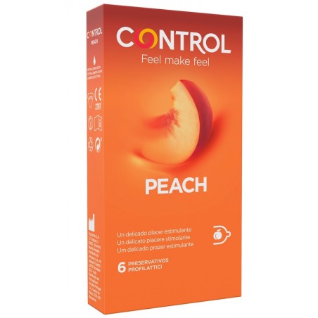 Artsana Control Peach 6 Pezzi - Profilattici e Contraccettivi - 979817069 - Artsana - € 7,76