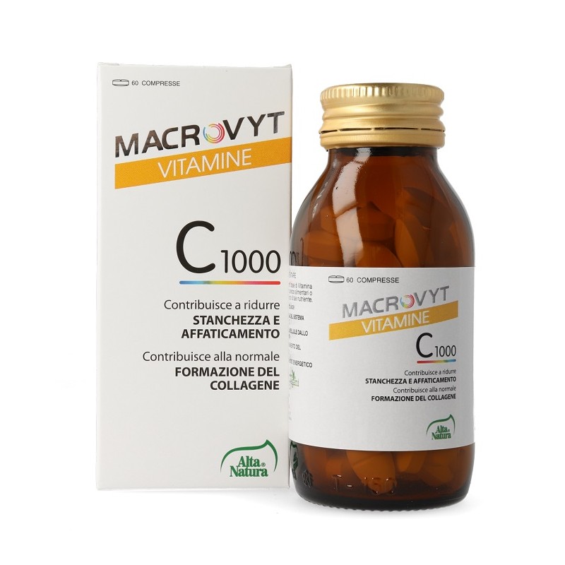 Alta Natura-inalme Macrovyt Vitamina C 1000 Fast & Slow 30 Compresse - Integratori per concentrazione e memoria - 975039266 -...