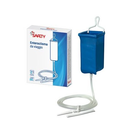 Safety Enteroclisma Da Viaggio Klister In Gomma Con Cannula Anale Evaginale 2 Litri Safety - 1 Safety Enteroclisma Da Viaggio Klister In Gomma Con Cannula Anale Evaginale 2 Litri Safety - 1