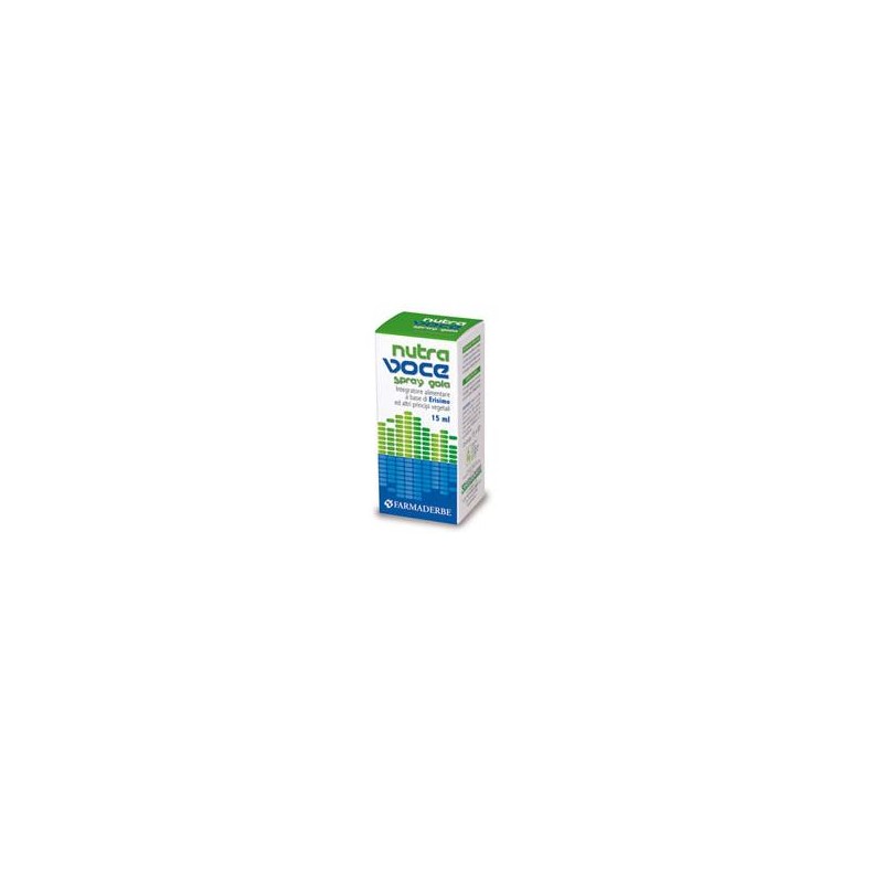 Farmaderbe Voce Spray Gola 15 Ml - Prodotti fitoterapici per raffreddore, tosse e mal di gola - 930668052 - Farmaderbe - € 5,77