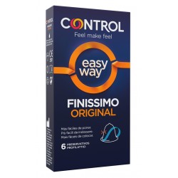 Artsana Profilattico Control Finissimo Original Easy Way 6 Pezzi - Profilattici - 979946415 - Artsana - € 9,25