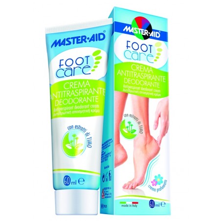 Pietrasanta Pharma Master-aid Foot Care Crema Antitraspirante Deodorante 60 Ml - Prodotti per la sudorazione dei piedi - 9361...
