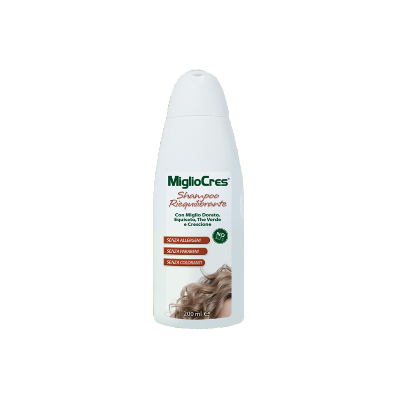 MiglioCres Shampoo Riequilibrante per Capelli più Forti 200 Ml - Shampoo anticaduta e rigeneranti - 909746303 - MiglioCres - ...