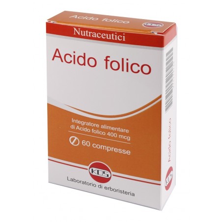 Kos Acido Folico 400mcg 60 Compresse Kos - 1 Kos Acido Folico 400mcg 60 Compresse Kos - 1
