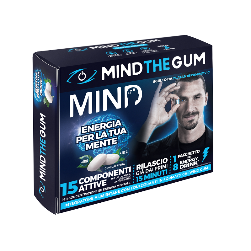 Dante Medical Solution Mind The Gum Mind 18 Gomme Senza Zucchero - Integratori per concentrazione e memoria - 981498544 - Dan...