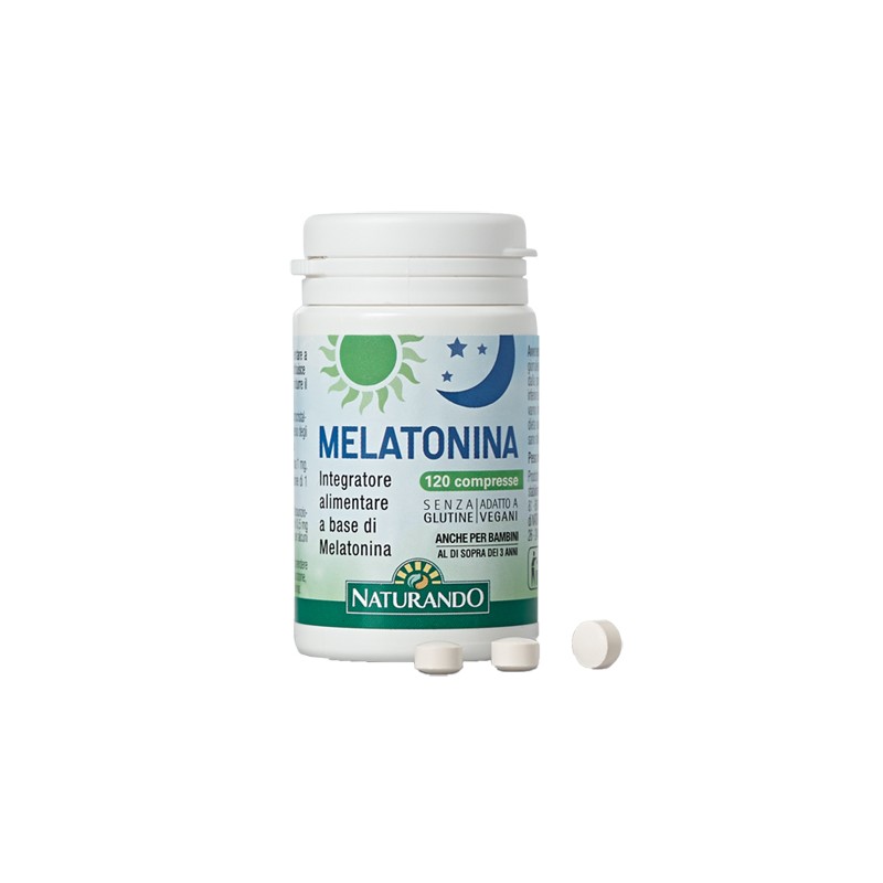 Naturando Melatonina 120 Compresse - Integratori per umore, anti stress e sonno - 933780557 - Naturando - € 7,36
