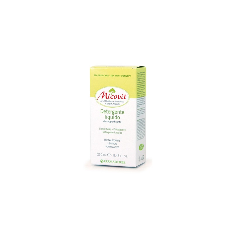 Farmaderbe Micovit Detergente Liquido 250 Ml - Bagnoschiuma e detergenti per il corpo - 909909739 - Farmaderbe - € 8,99