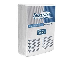 Serenity Salvietta Skincare Misura 58 X 38 Cm 50 Pezzi - Ausili per degenza - 912826536 - Serenity - € 10,66