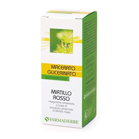 Farmaderbe Mirtillo Rosso Macerato Glicerinato 50 Ml Farmaderbe - 1 Farmaderbe Mirtillo Rosso Macerato Glicerinato 50 Ml Farmaderbe - 1