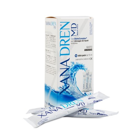 Promopharma Xanadren Md Ananas 10 Stick Pack X 15 Ml - Colon irritabile - 976400984 - Xanadren - € 9,09