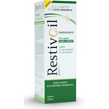 Perrigo Italia Restivoil Activ Plus 250 Ml Taglio Prezzo - Shampoo anticaduta e rigeneranti - 974897391 - Restivoil - € 8,92