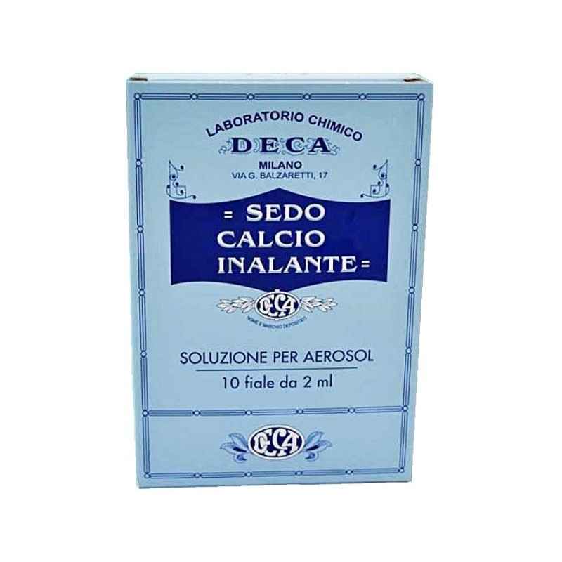 Deca Laboratorio Chimico Sedo Calcio Inalante Soluzione Aerosol 10 Fiale 2 Ml - Prodotti per la cura e igiene del naso - 9046...