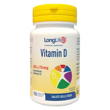 Phoenix - Longlife Longlife Vitamin D 400ui 100 Compresse Longlife - 1 Phoenix - Longlife Longlife Vitamin D 400ui 100 Compresse Longlife - 1